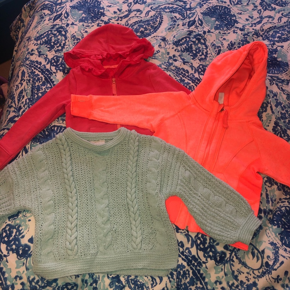 Toddler Girl Sweater Hoodie Bundle 2T Cat & Jack